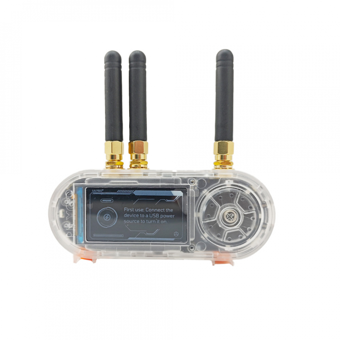Плата разработчика LILYGO T-Embed CC1101 Plus ESP32-S3 White с тремя антеннами