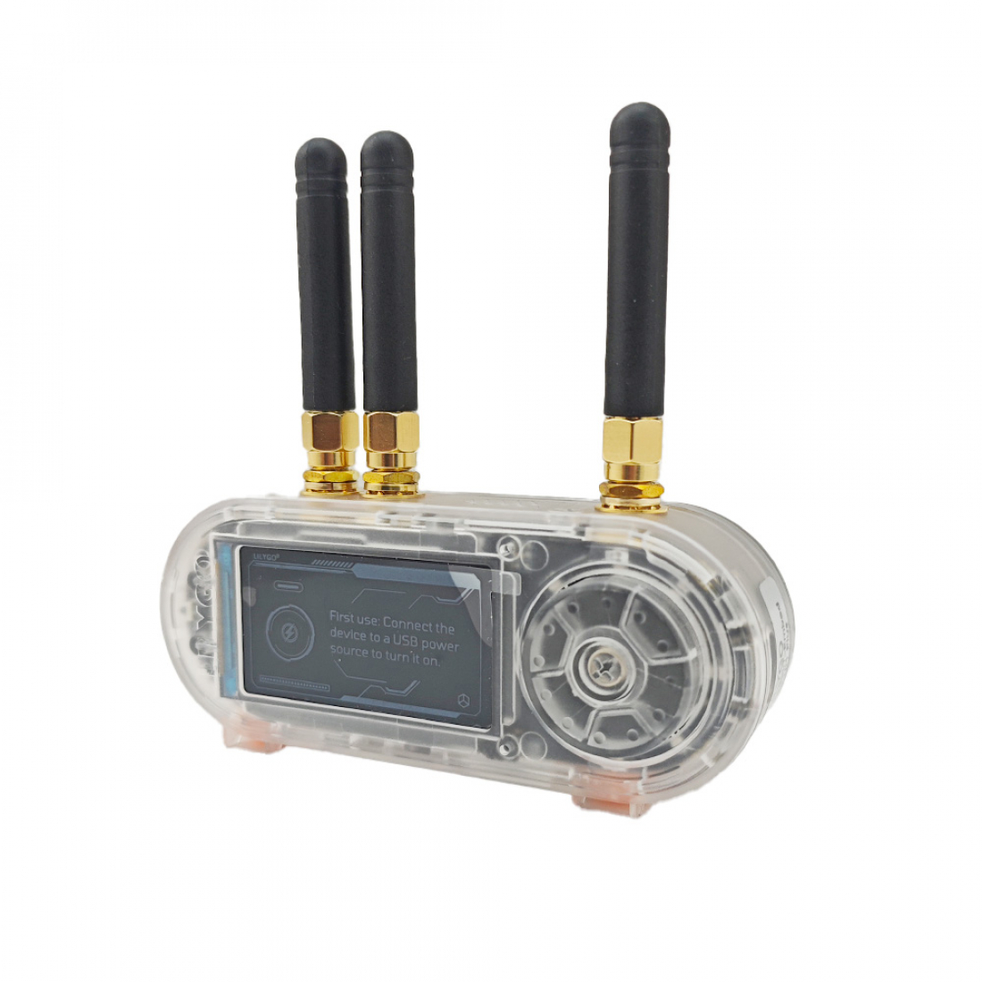 Плата разработчика LILYGO T-Embed CC1101 Plus ESP32-S3 White с тремя антеннами