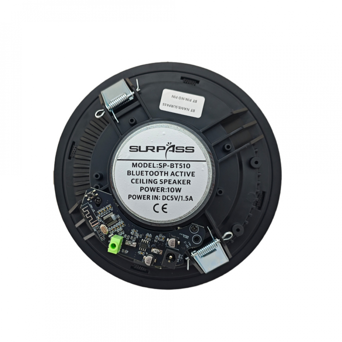 Встраиваемая потолочная Bluetooth акустика SP-BT510 (черная)