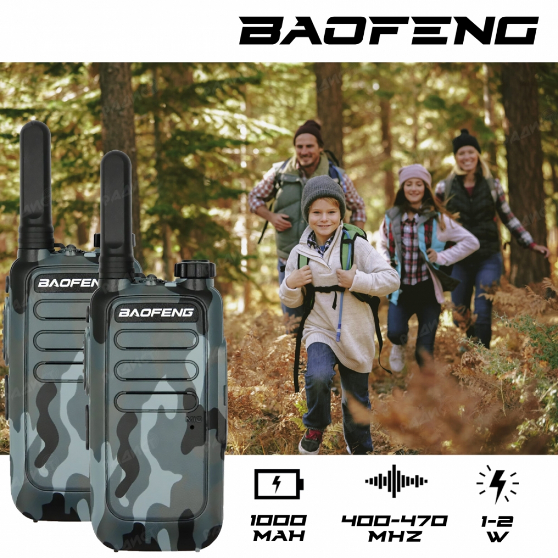 Baofeng BF-T15 синий камуфляж