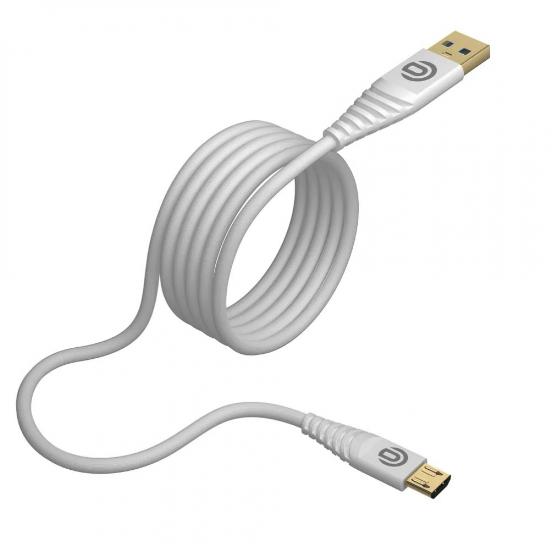 Кабель MicroUSB Dream DC01, быстрая зарядка QC3.0, 1.5 метра, белый