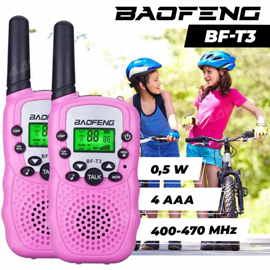 Baofeng BF-T3 - розовый