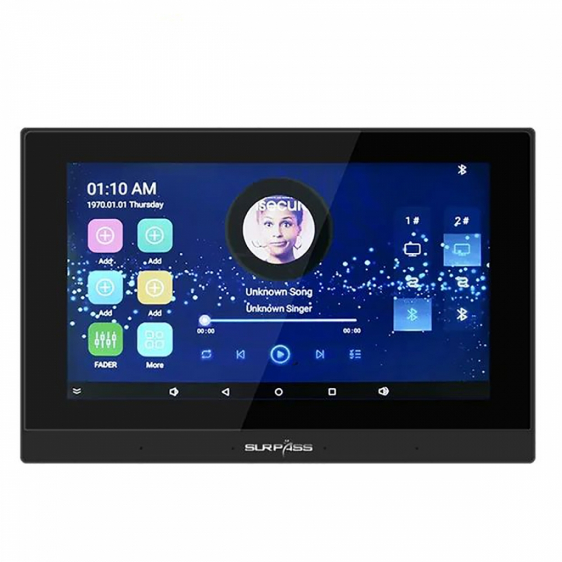 Встраиваемая аудиосистема для фоновой музыки PW7825-B + 4*CR815 с блоком управления
