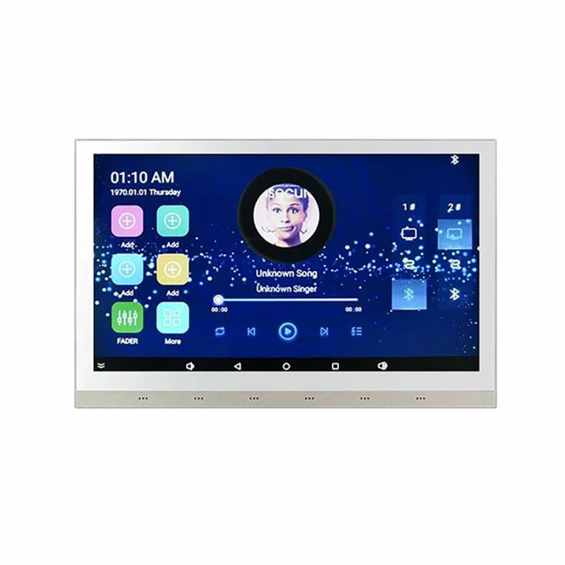Встраиваемая аудиосистема для фоновой музыки PW1825-W + 4*CR815 с блоком управления