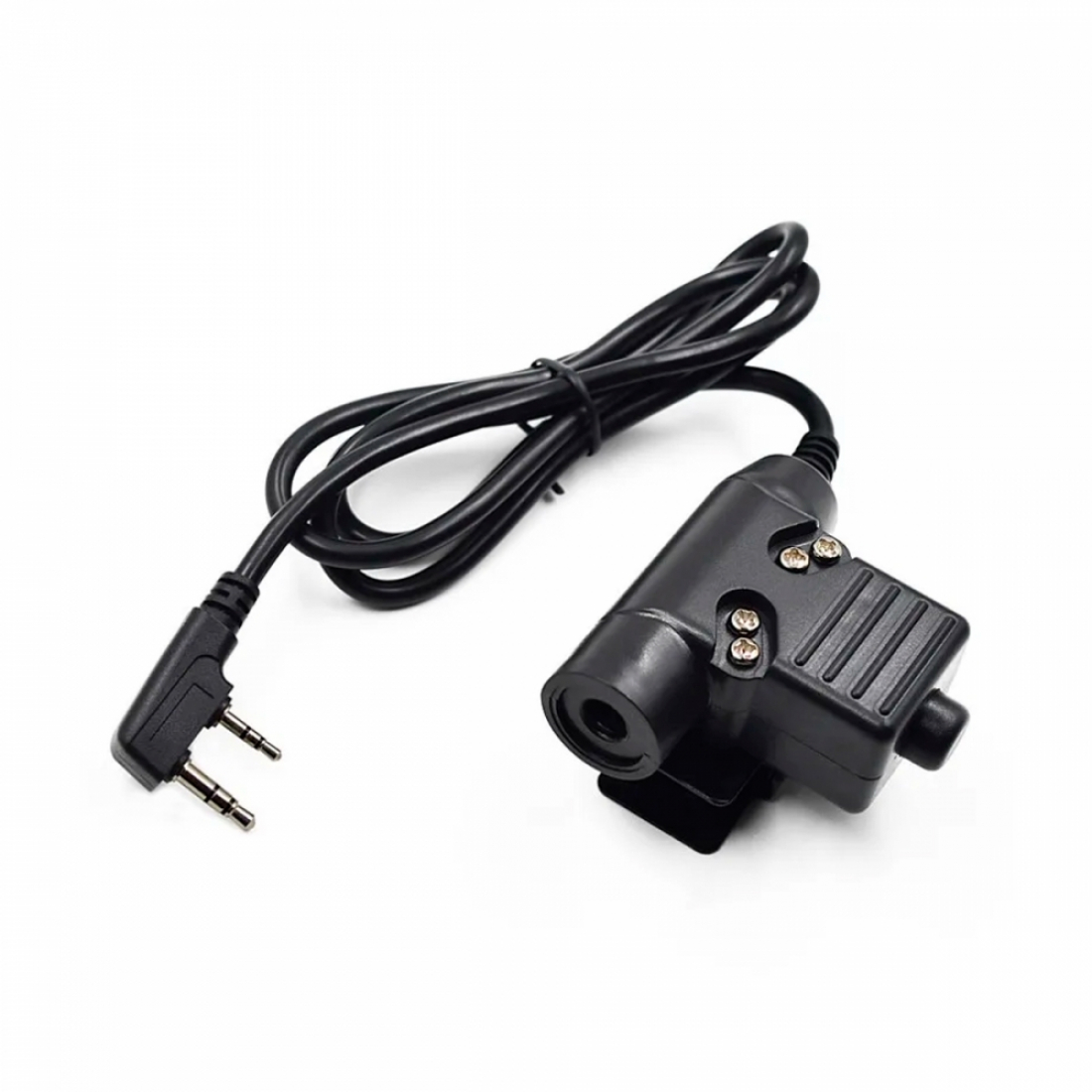Кнопка тактическая PTT U94 с адаптером Baofeng/Kenwood тип 2PIN (тип K)