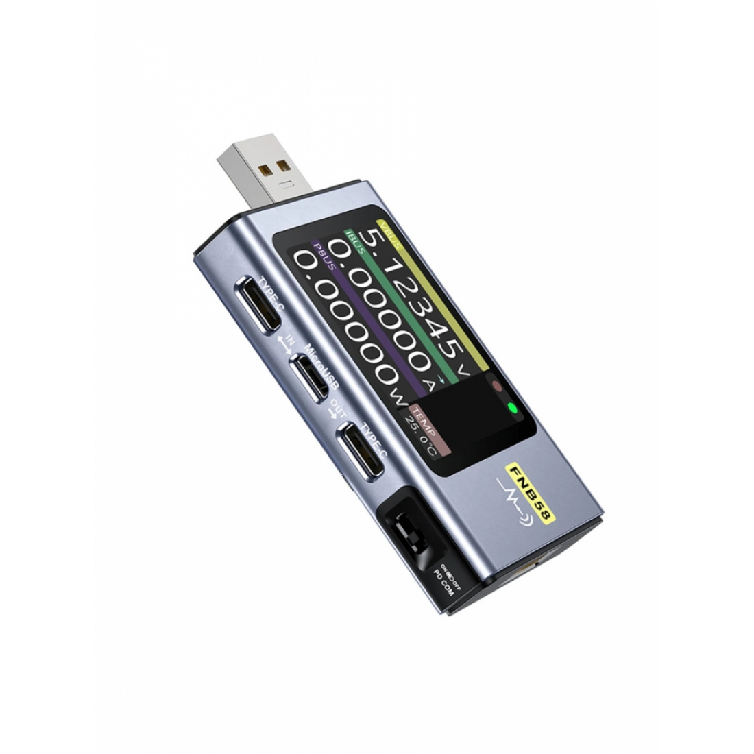 USB тестер FNIRSI FNB58 Bluetooth