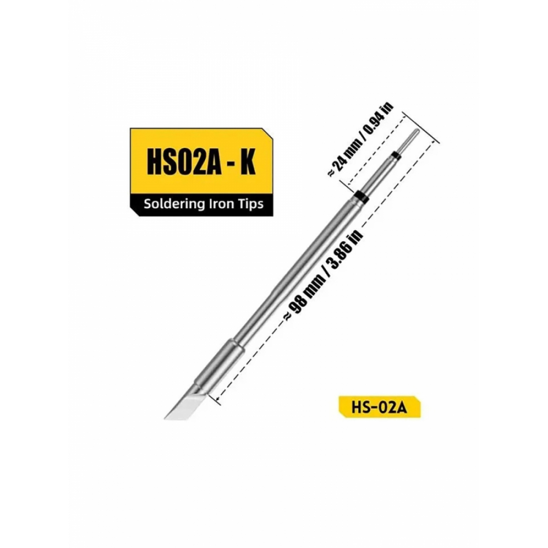 Жало для паяльника FNIRSI HS02A-K, совместим с HS-02A