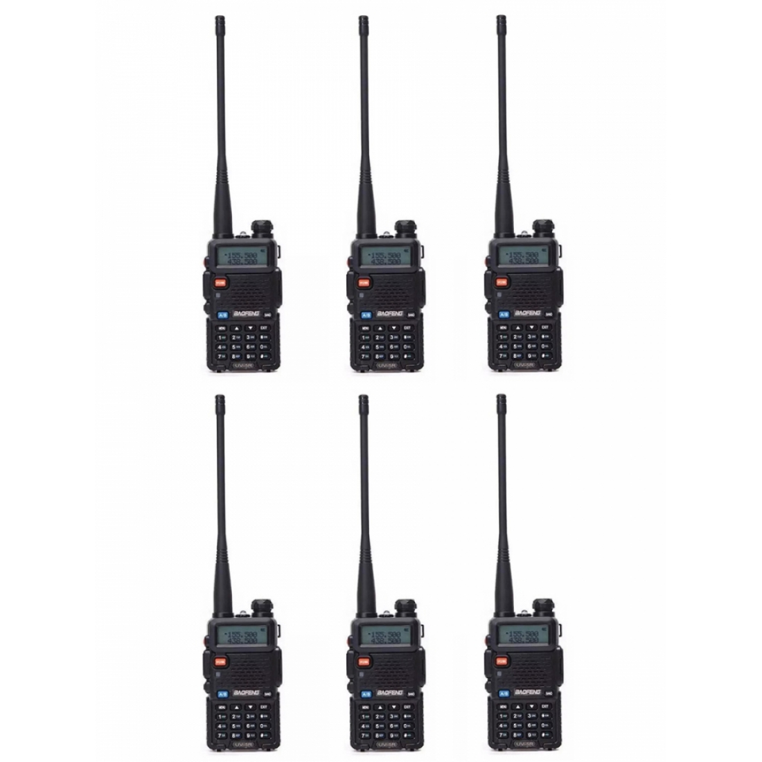 Рация Baofeng UV-5R 8W (3 режима мощности) TYPE-C 6шт