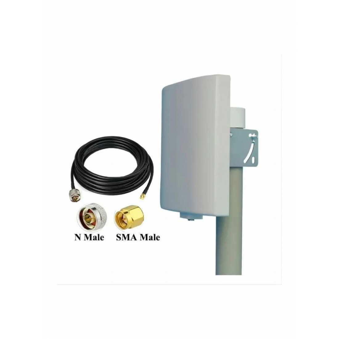 Панельная уличная антенна 9dBi 824-960МГц для Meshtastic, LoRa, IoT