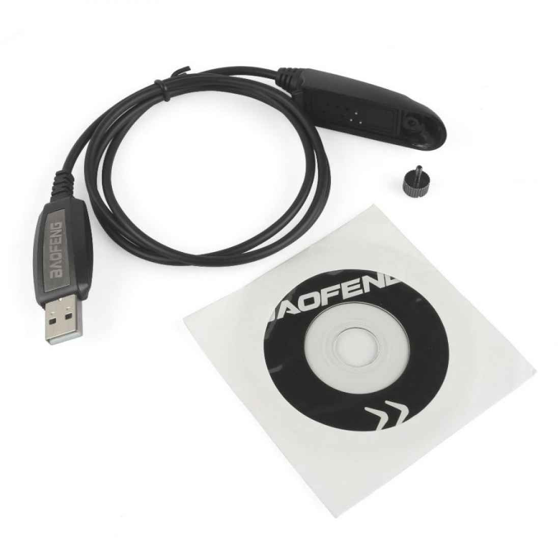 USB кабель и диск для программирования раций Baofeng BF-A58, BF-9700, GT-3WP и Motorola серии GP