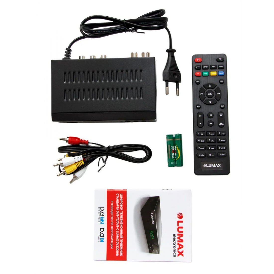 Цифровой ресивер DVB-T2 Lumax DV3205HD