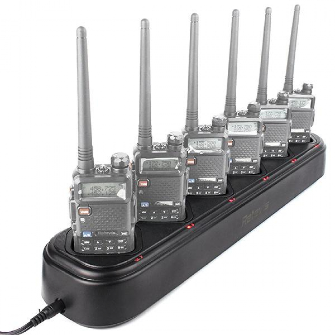 КОМПЛЕКТ РАДИОСТАНЦИЙ BAOFENG UV-5R (5W) 6 ШТ. + ЗАРЯДНАЯ СТАНЦИЯ НА 6 УСТРОЙСТВ