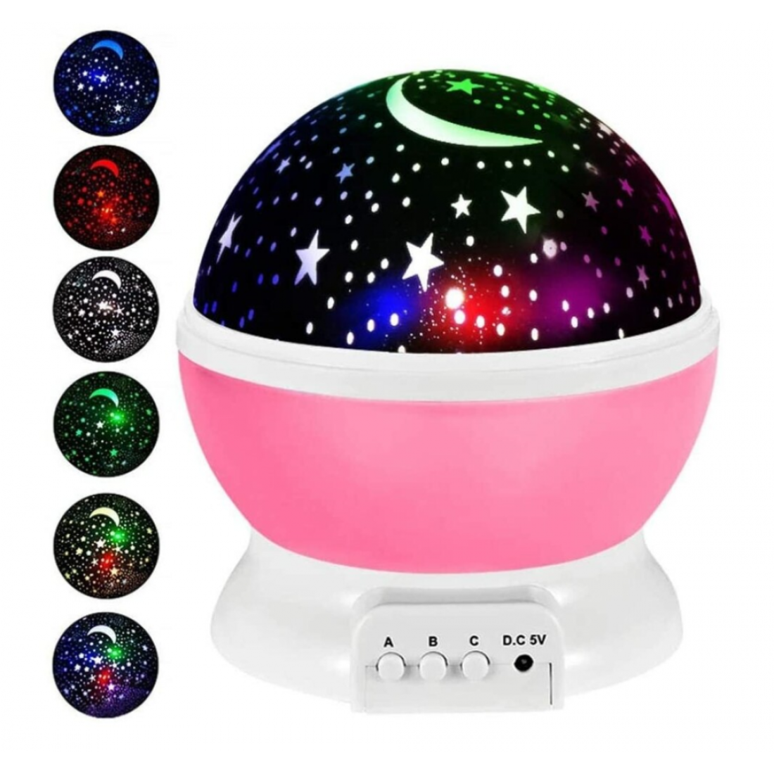 Ночник-проектор Звездное небо Star Master Dream Pink