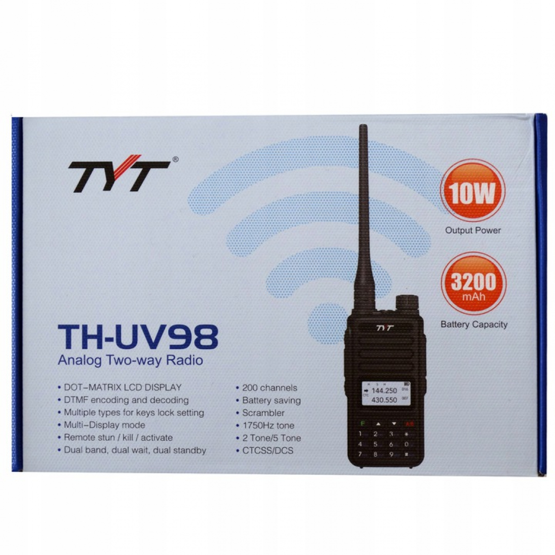 Портативная двухдиапазонная радиостанция TYT TH-UV98