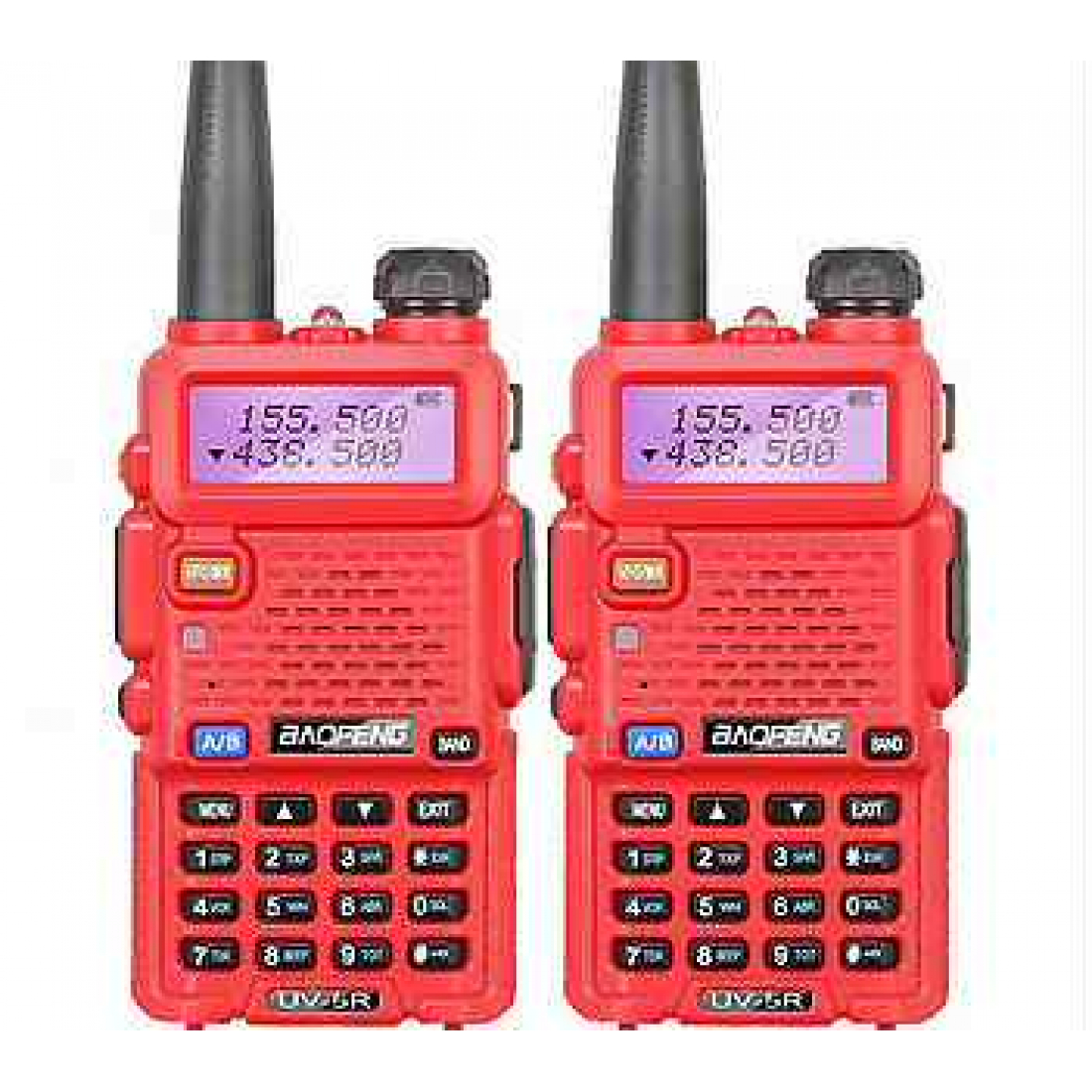 Baofeng UV-5R 8 Вт цветные (красная)