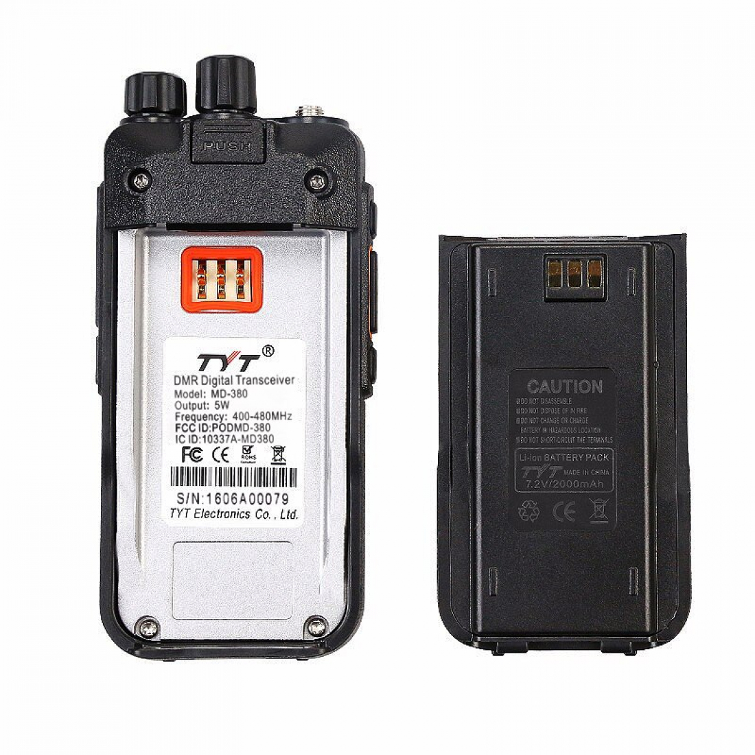 Цифровая рация TYT MD-UV380 UHF DMR