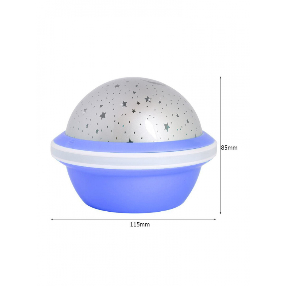 Ночник-проектор звёздное небо Night Light синий
