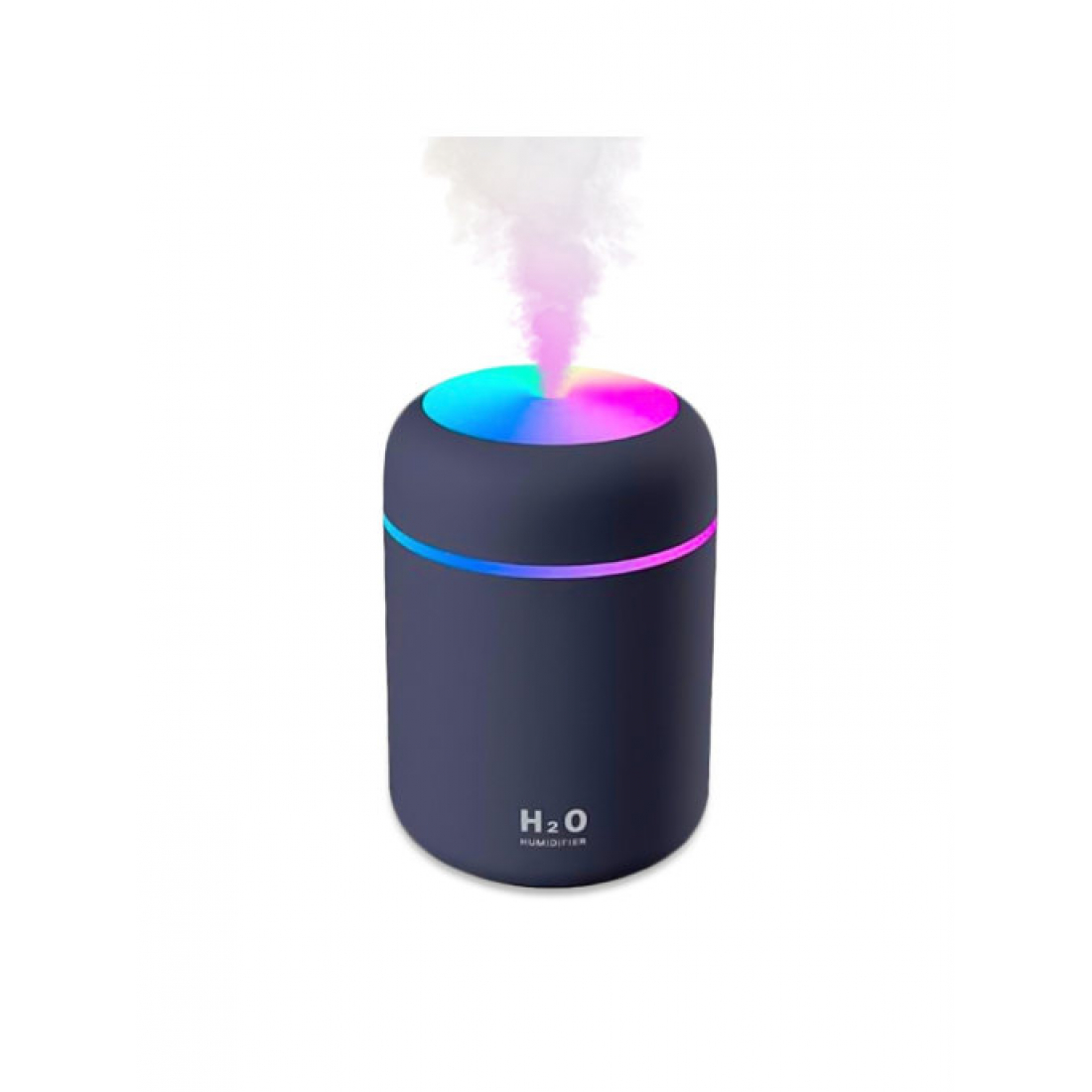 Мини-увлажнитель воздуха с подсветкой Humidifier H2O DQ-107 Чёрный