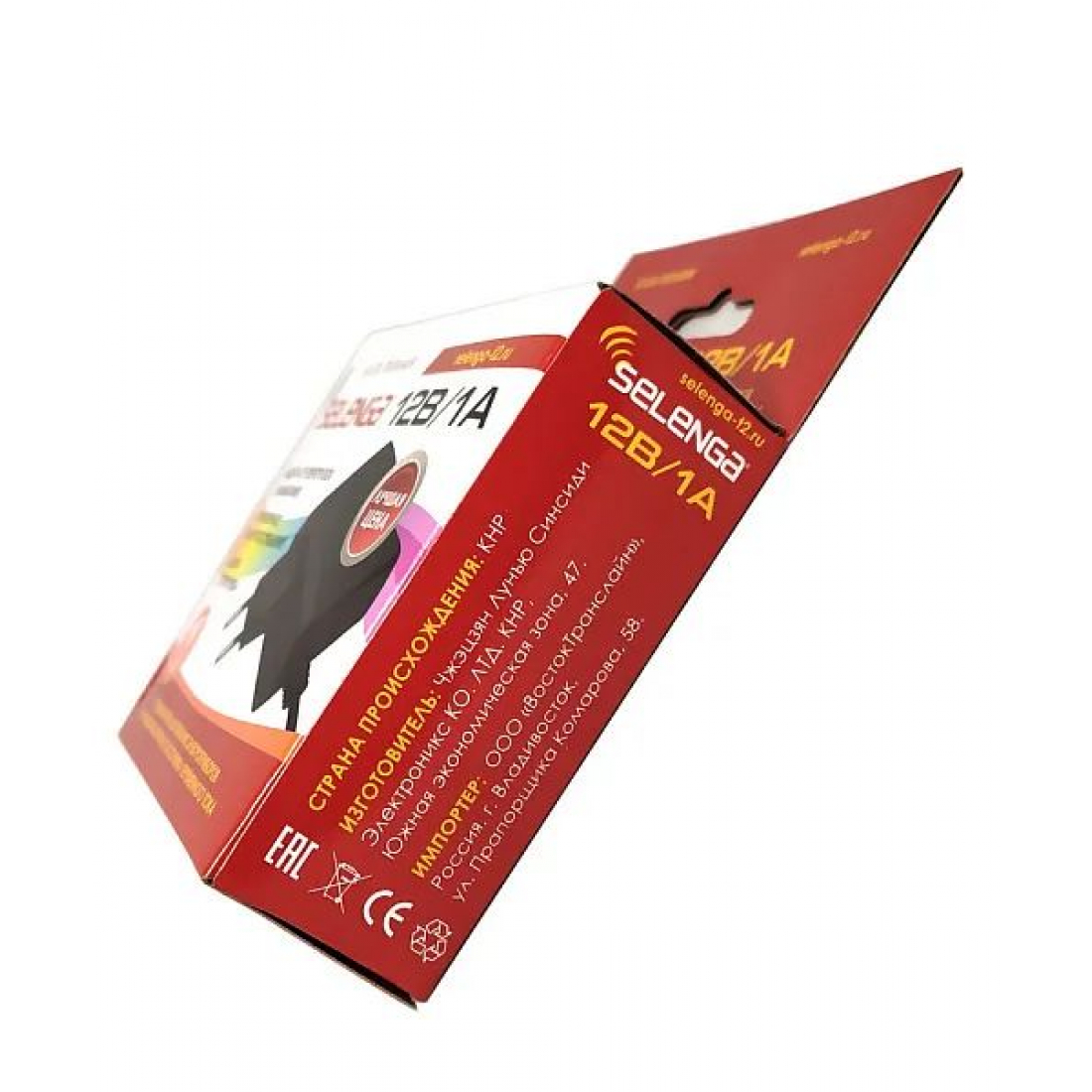 Блок питания 12V / 1A  SELENGA для ресиверов