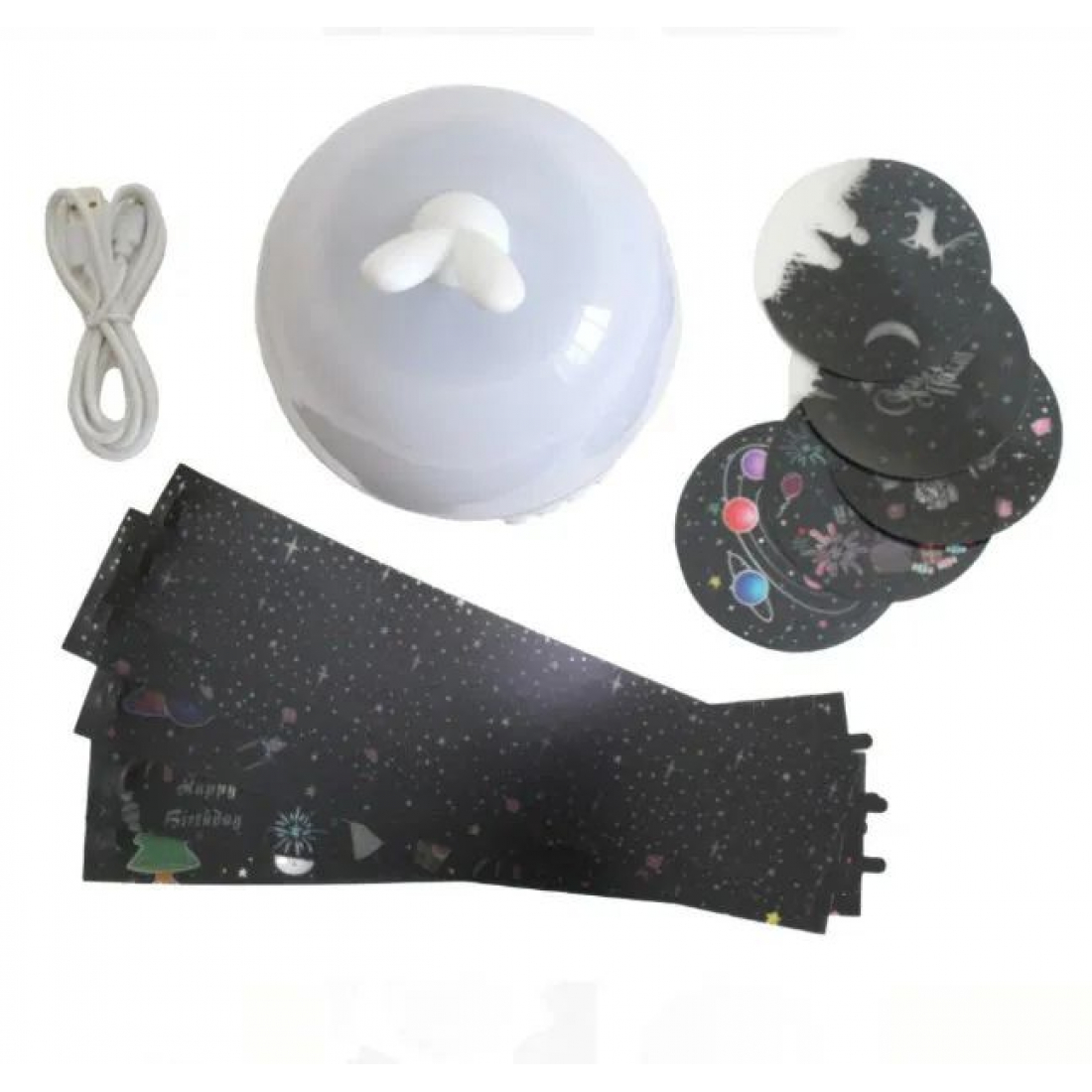 Детский ночник проектор с ушками Star Light