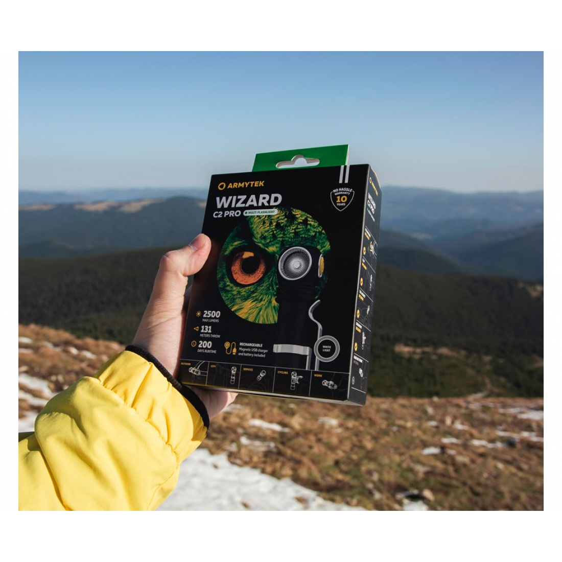 Armytek Wizard C2 PRO Magnet USB XHP50.2, 2330 лм / теплый свет