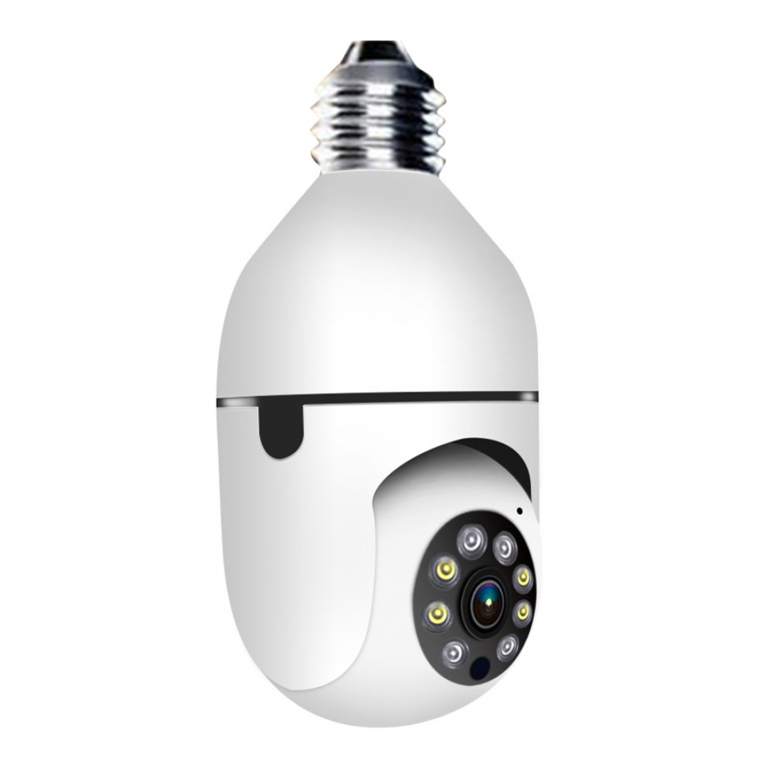 Поворотная Беспроводная Wi-Fi камера с креплением под цоколь 1080P, поворот 360