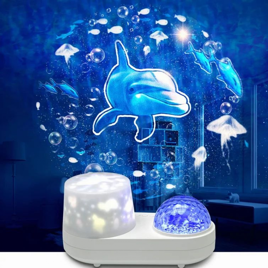Светильник проектор Starry Ocean Projector с проекцией и эффектом звездного неба