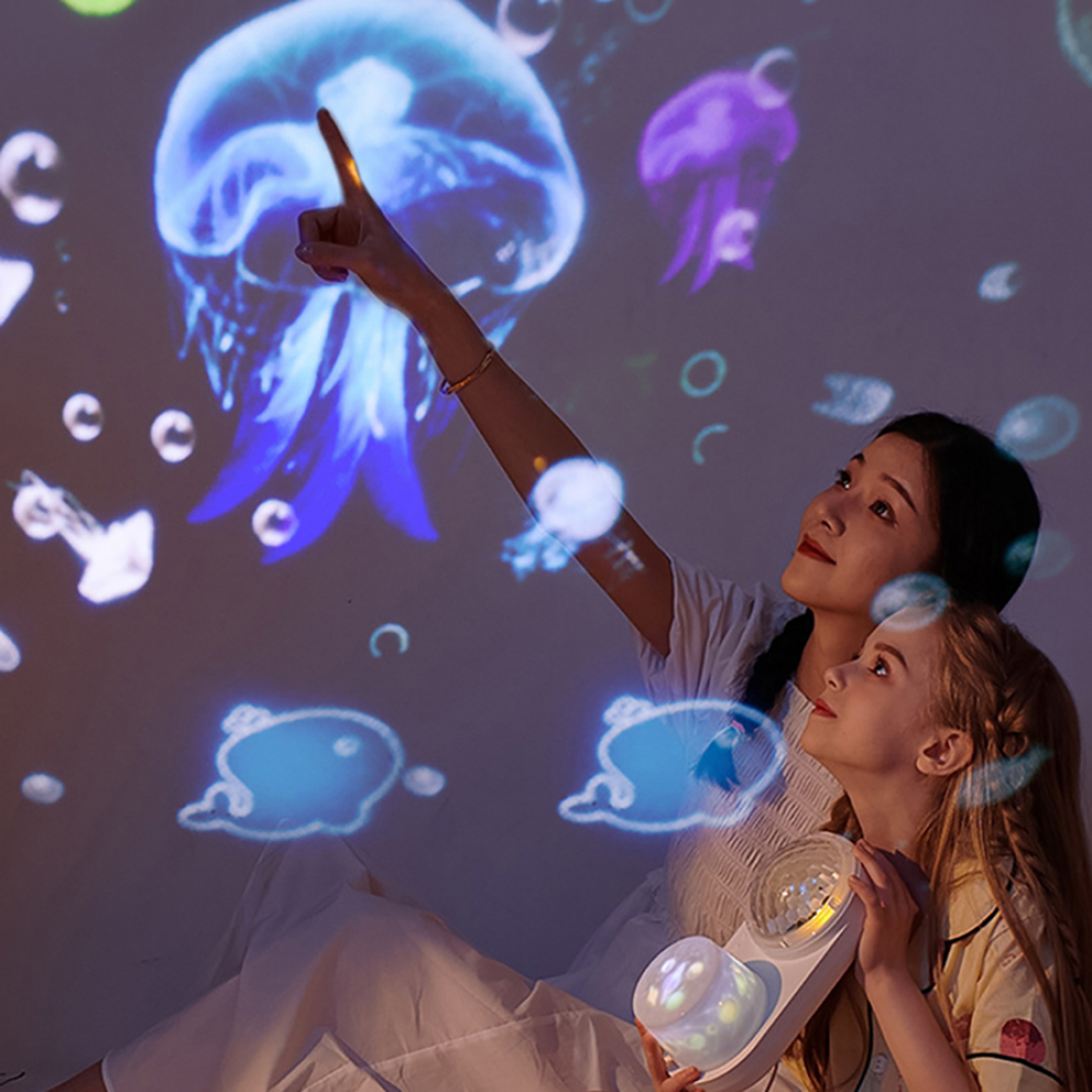 Светильник проектор Starry Ocean Projector с проекцией и эффектом звездного неба