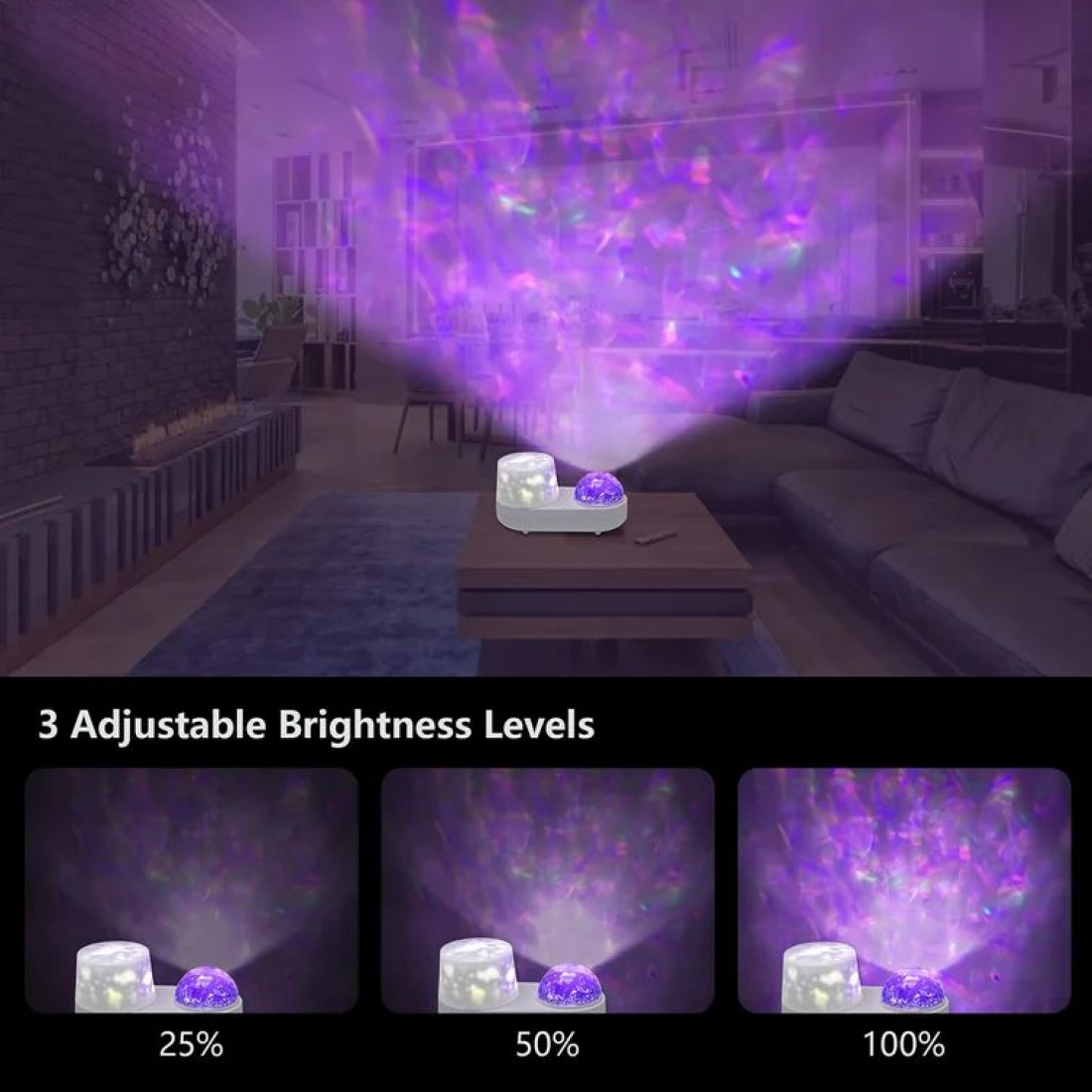 Светильник проектор Starry Ocean Projector с проекцией и эффектом звездного неба