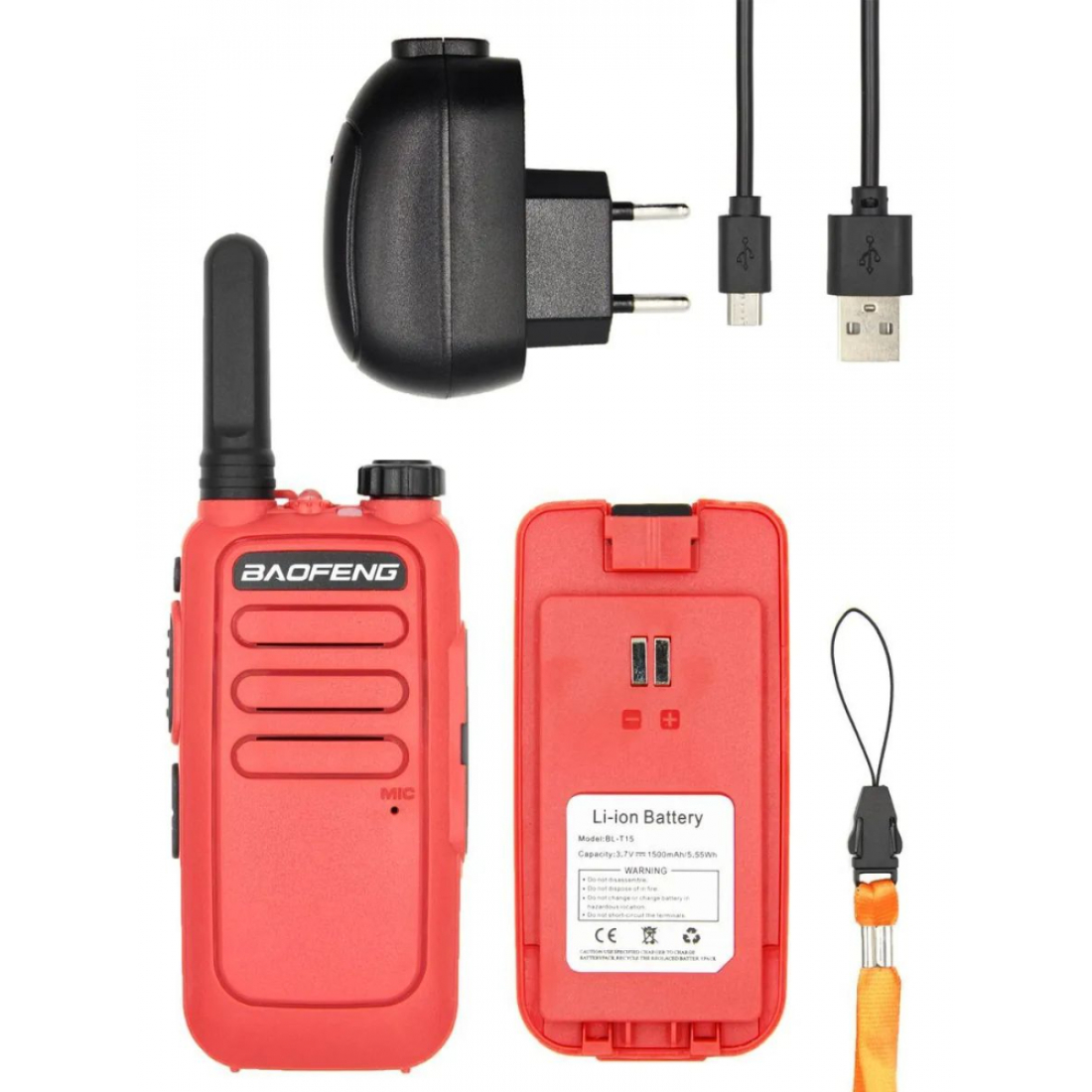 Baofeng BF-T15 красный