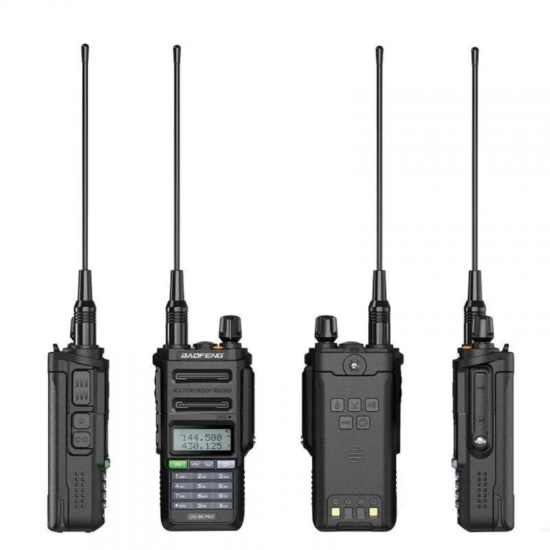 Baofeng UV-9R Pro IP68 и ударопрочный корпус (чёрный)