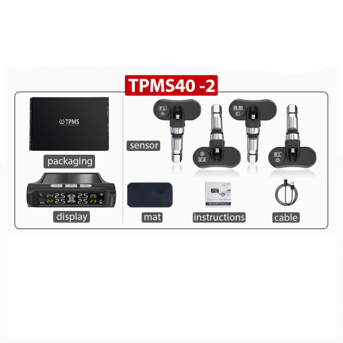 Система контроля давления в шинах TPMS 40-2