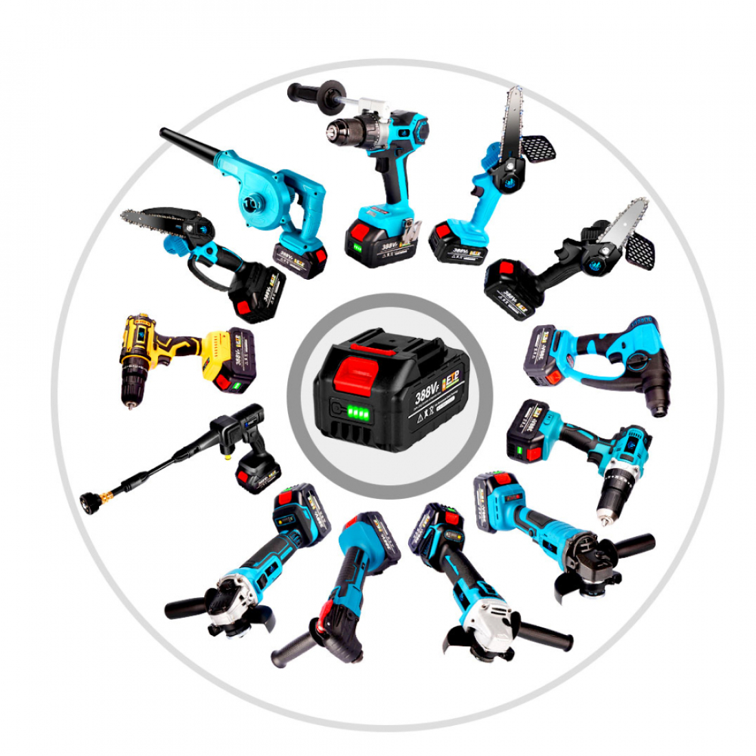 Аккумулятор для инструмента (2шт) 388Vf 15000mAh (аналог Makita 18V)