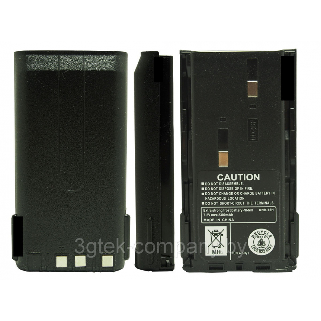 Аккумулятор Kenwood KNB-15A Ni-MH 2300 mAh для раций Kenwood TK-2107 / TK-3107