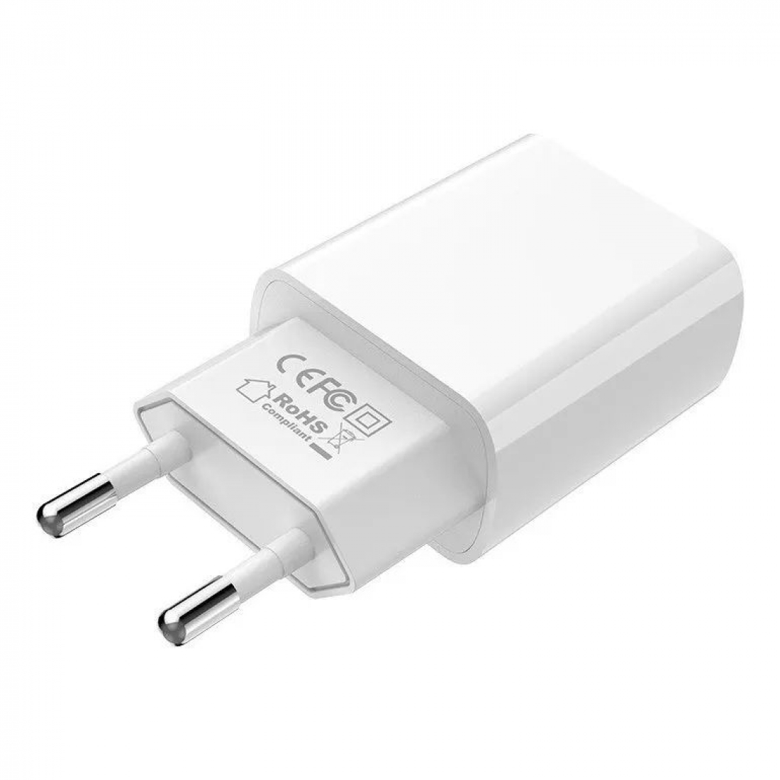 Сетевое зарядное устройство (СЗУ) Borofone BA20A (USB), 2.1 А, белый