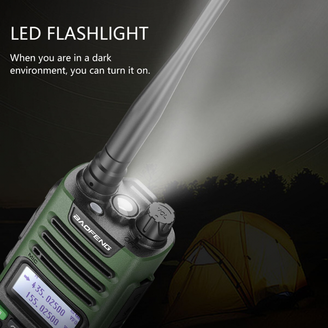 Baofeng UV-13 PRO зарядка TYPE-C (зеленый)