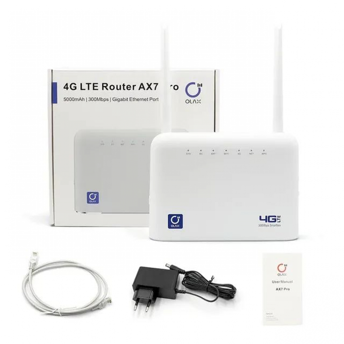 OLAX AX7 Pro WiFi-роутер 3G 4G LTE + АКБ 5000mah