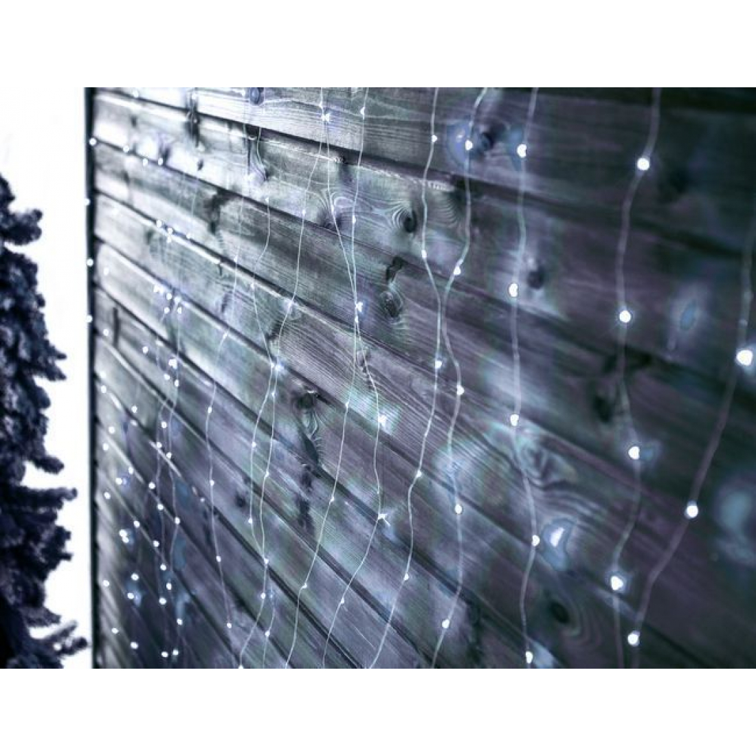 Новогодняя гирлянда светодиодная занавес роса 3.0х2.5м 360LED белая (холодный свет)