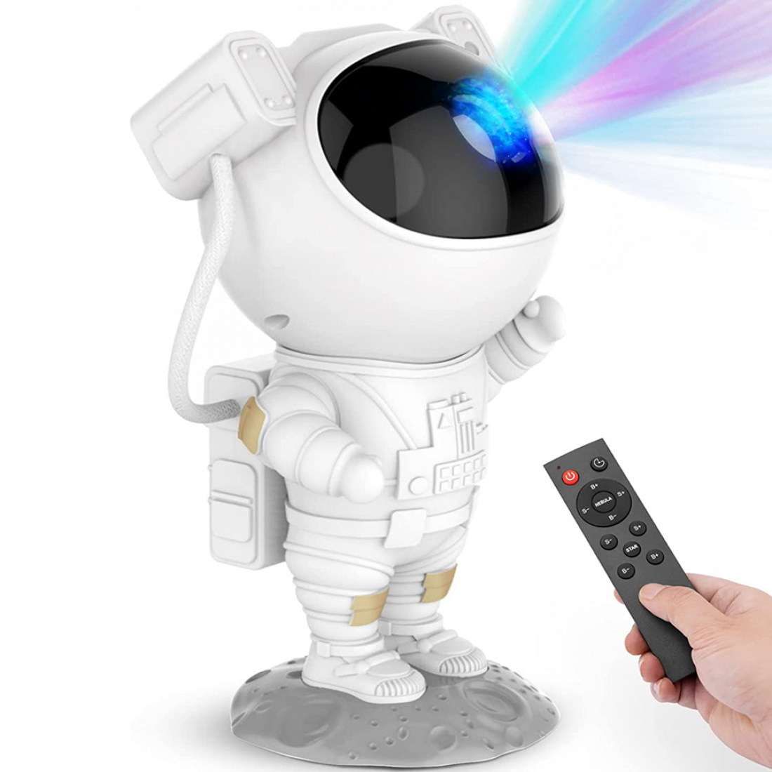 Ночник-проектор звездного неба 'Космонавт' с пультом управления
