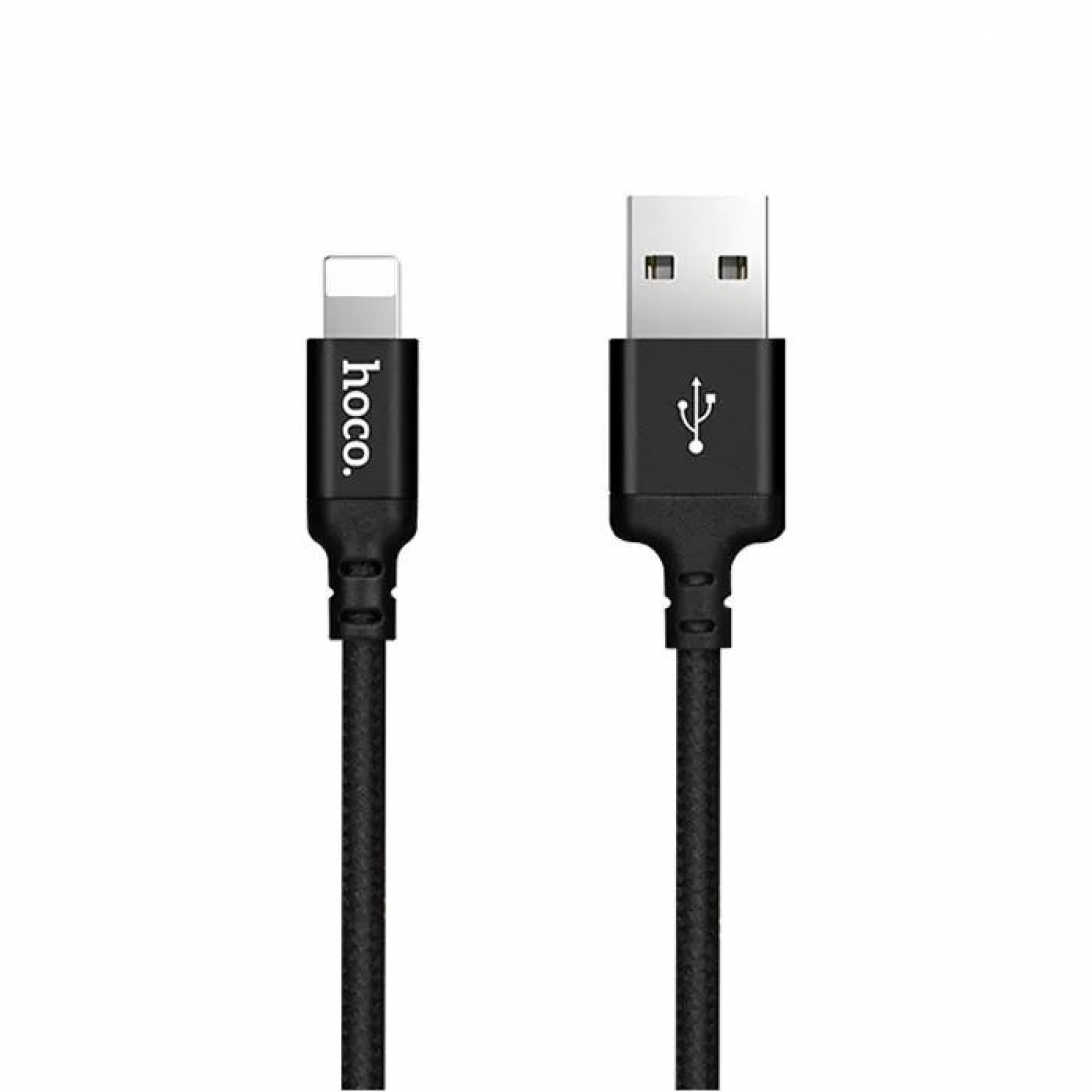 Кабель Lightning X14 2A черный Hoco 2m