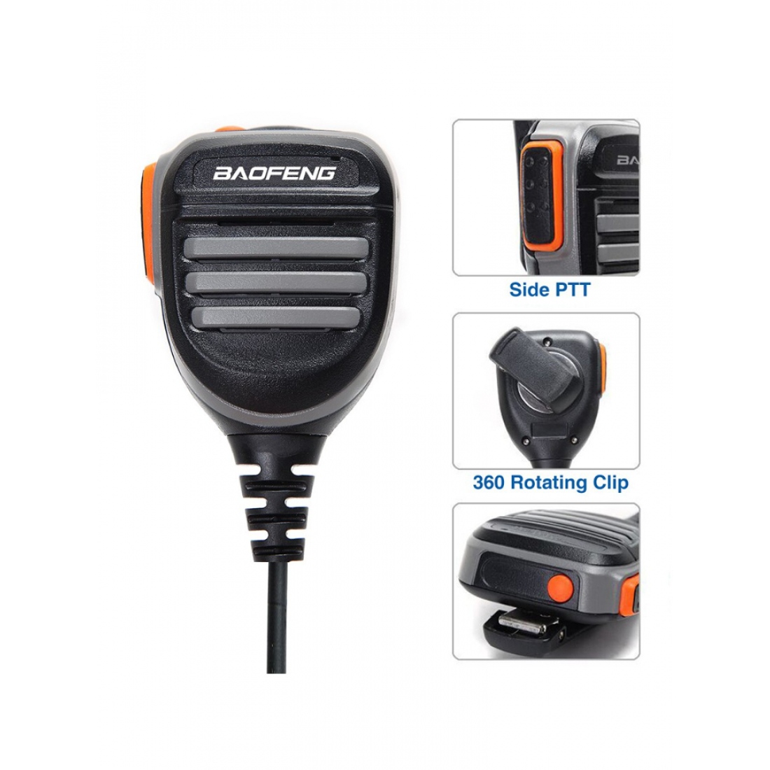 Тангента Baofeng IP-54 для рации Baofeng UV-9R, BF-A58, BF-9700, BF-S56 Max