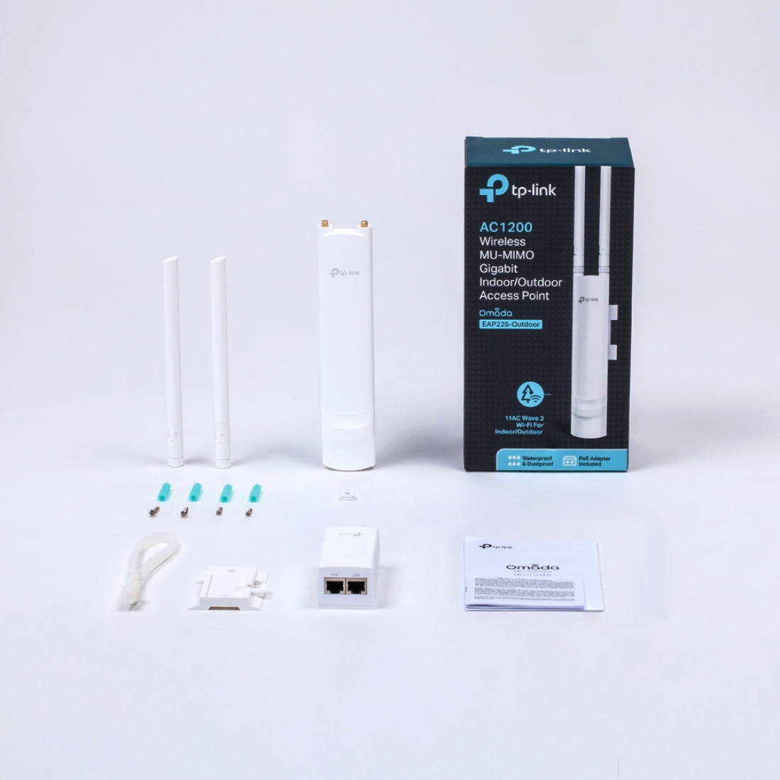 Точка доступа WiFi TP-Link EAP225-Outdoor (2.4/5 ГГц, 100 мВт)