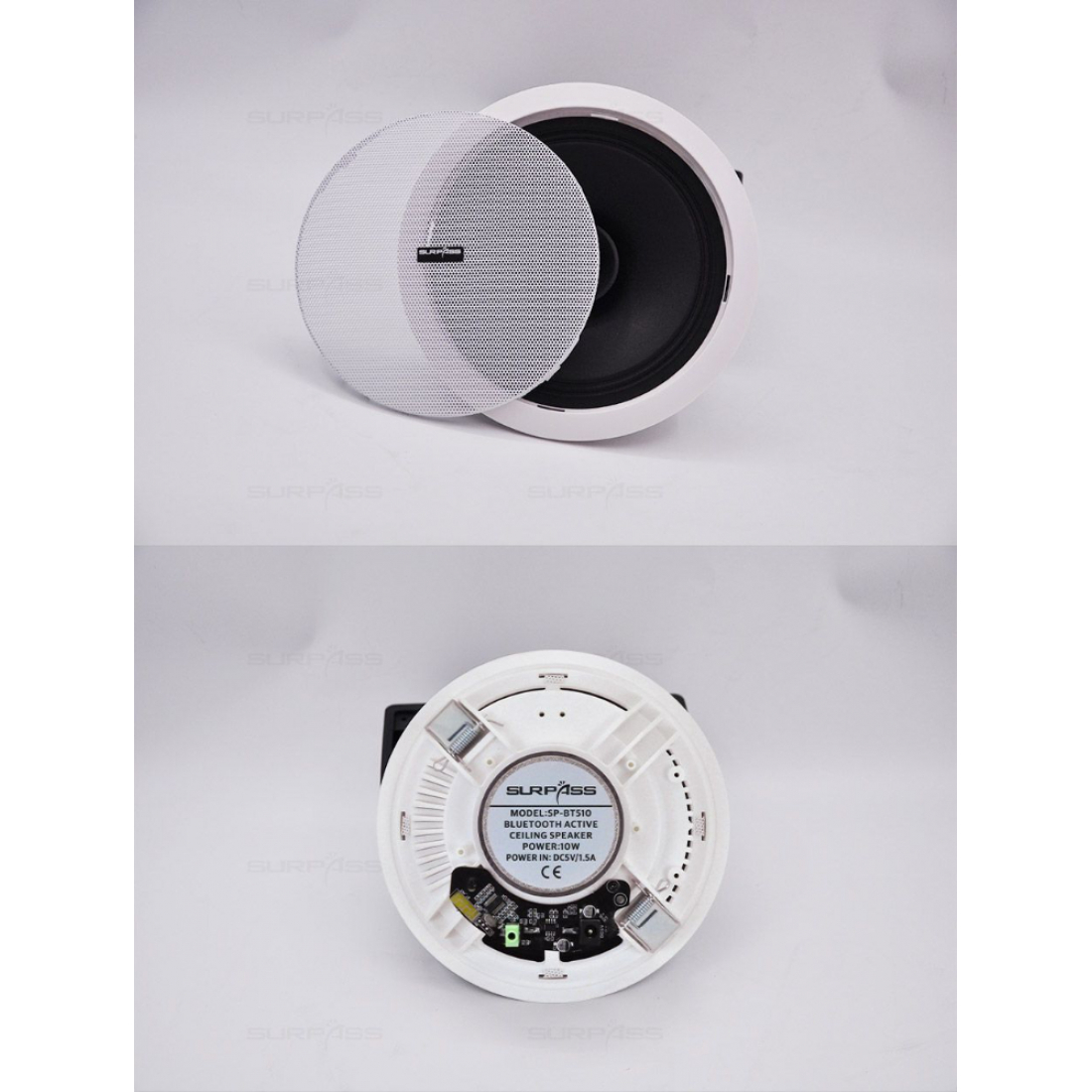 Встраиваемая потолочная Bluetooth акустика SP-BT510 (черная)