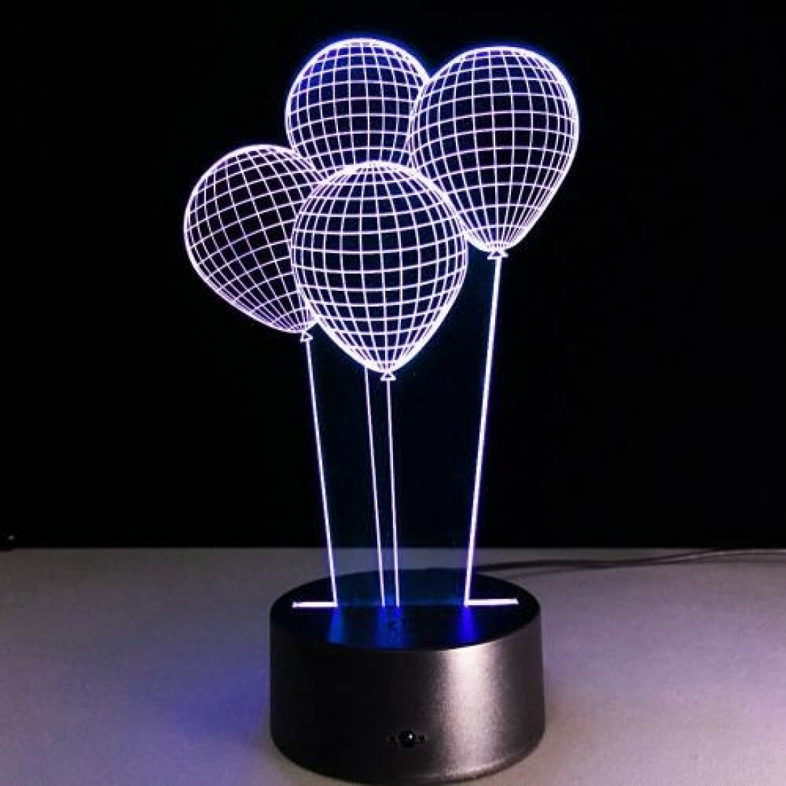 Светодиодный 3D ночник Шарики, USB, 8 цветов