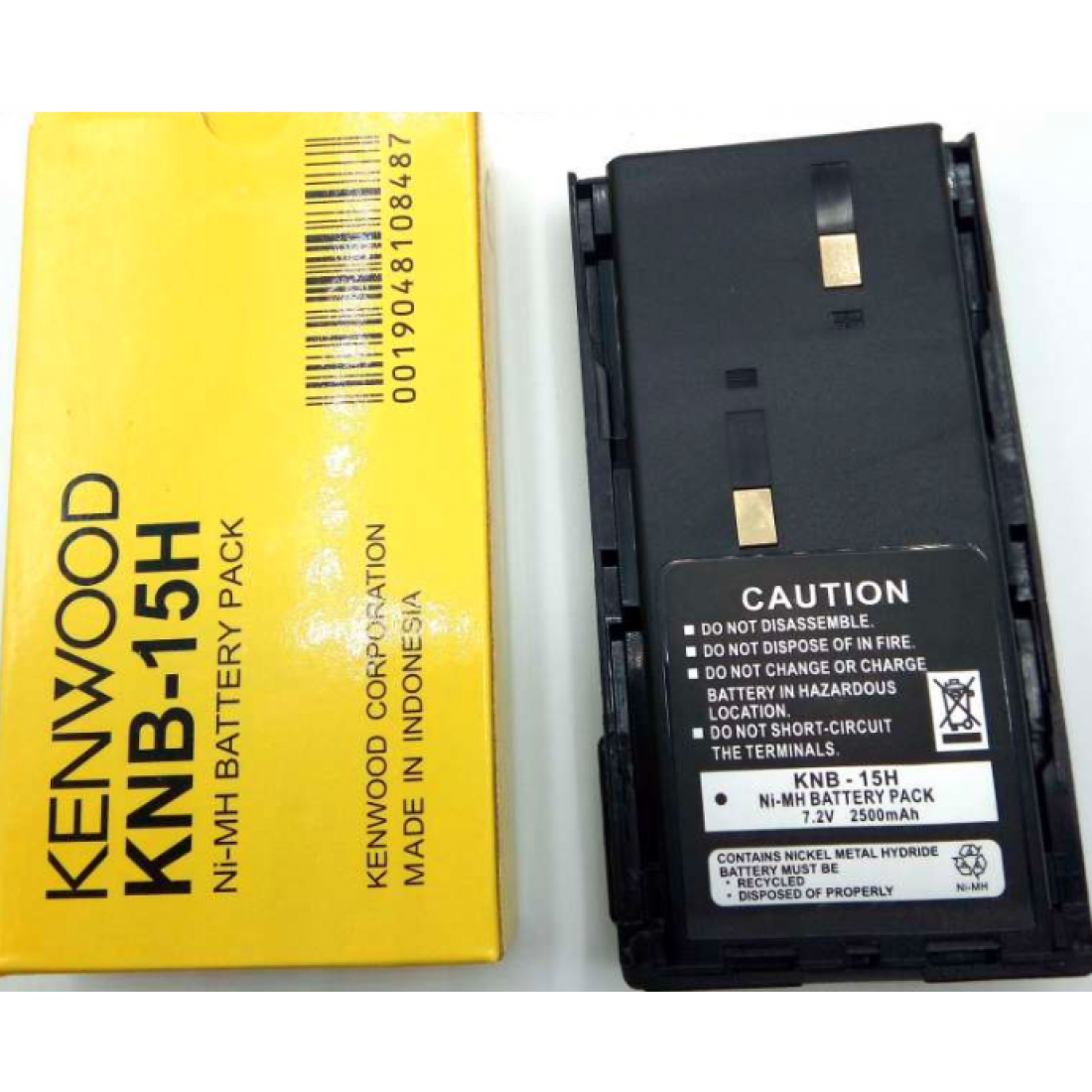 Аккумулятор Kenwood KNB-15H Ni-MH 2500 mAh для раций Kenwood TK-2107 / TK-3107