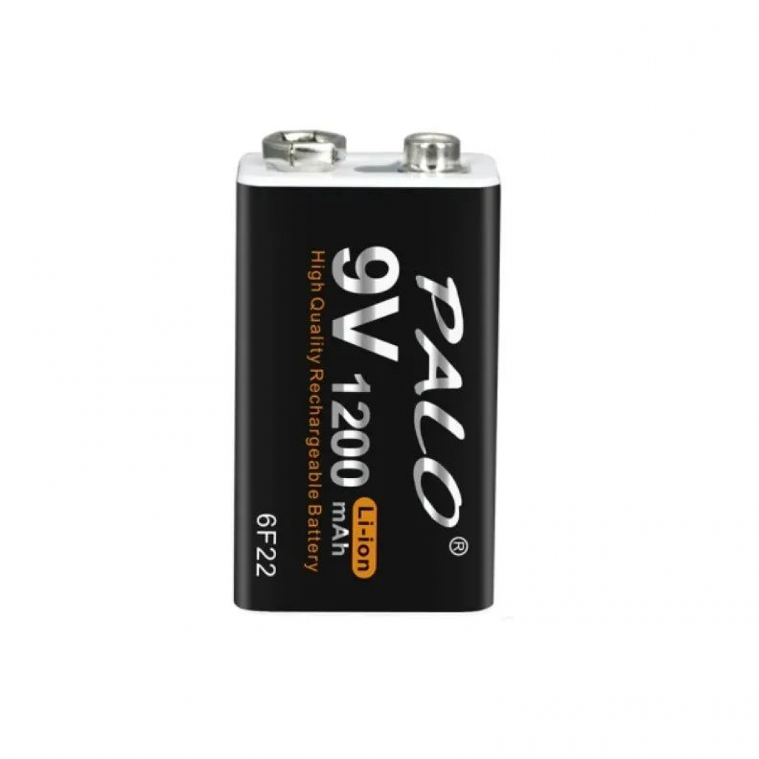 Аккумуляторная батарейка крона Palo (2шт) 1200 mAh 9V 6F22 USB