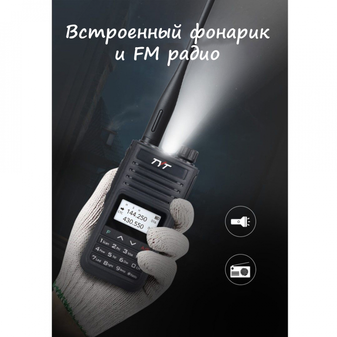 Портативная двухдиапазонная рация TYT TH-UV99 10Вт