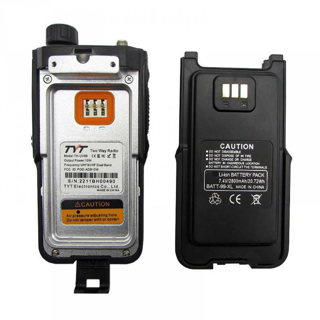 Портативная двухдиапазонная рация TYT TH-UV99 10Вт