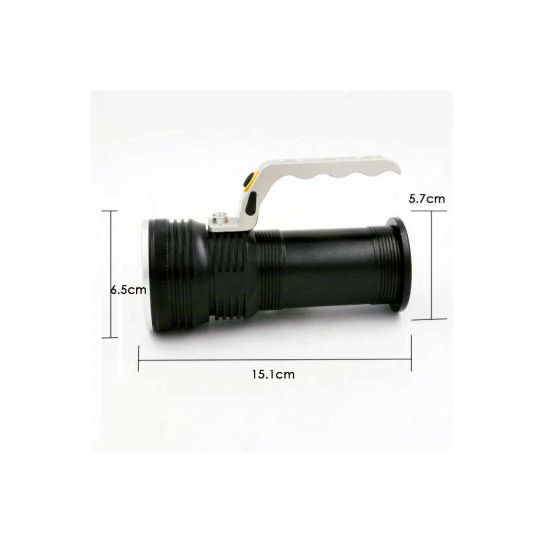 Ручной фонарь прожектор CREE T6 10W черный