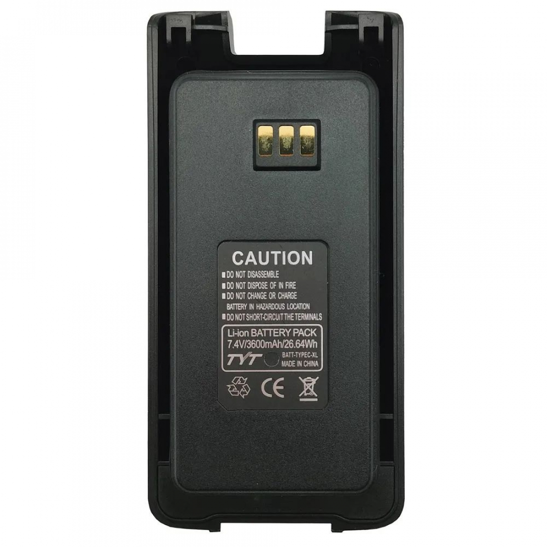 Аккумулятор для раций TYT MD-UV390 3600 мАч TYPE-C